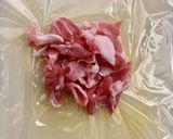 包丁要らずで簡単☆コクうまとんぺい丼作り方2写真