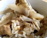 鍋炊き！ 香りたつ新ごぼうの炊き込みご飯作り方7写真