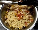 爽やかな辛さのトマトソースの冷製パスタ作り方9写真