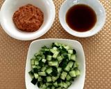 ピリ辛☘️肉みそタンタン焼きそば作り方1写真