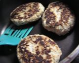 お好みソースがあう　蓮根ハンバーグ作り方5写真