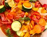栄養満点◎チキンと夏野菜たぷりカポナータ作り方5写真