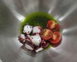 【糖質制限】シャリシャリ！バジル蛸パスタ作り方3写真