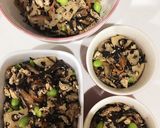 セブン風、お豆腐とひじきの煮物〜再現作り方7写真