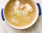 簡単！ヘルシーとうがんスープ チキン作り方5写真