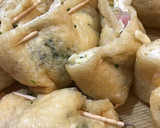 節約・簡単ねぎチーズの香ばしあげ包み焼き作り方4写真
