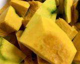 南瓜のそぼろあんかけ煮作り方1写真