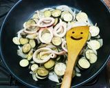なすといかのシンプル和風パスタ作り方4写真