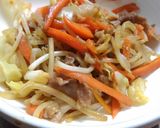 冷蔵庫の余り物！オイスターソース野菜炒め作り方5写真
