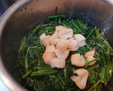 ほうれん草と麩の卵とじ作り方3写真
