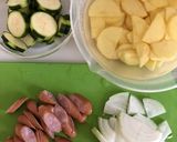 子供大好き！ズッキーニ入りコンソメポテト作り方1写真