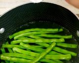 インゲンとササミのごま和え作り方1写真