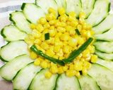 キュウリだけで綺麗なサラダ作り方13写真
