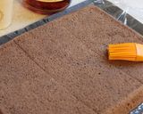 梅ジャムで*ザッハトルテなロールケーキ作り方39写真