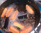 市販の麺つゆで、茄子とししとうの揚げ浸し作り方3写真