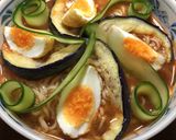 大人映え☆揚げナス旨辛冷やしみそラーメン作り方3写真