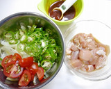 簡単！旨辛☆ししとうたっぷり肉餡作り方1写真
