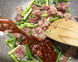 にんにくの芽入りスタミナ麻婆豆腐作り方4写真