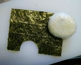 キャラ弁 くじらおにぎりのマリン弁当作り方2写真