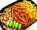お弁当(7/10) 枝豆ミートボール作り方1写真