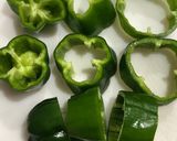 (^^)ピーマンの肉詰め作り方4写真