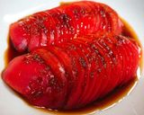 トマトの黒酢ダレ作り方4写真
