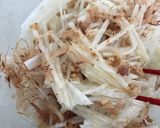 胡麻油風味の納豆と大根のサラダ。作り方3写真
