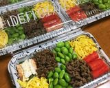 ダイス柄のちらし寿司弁当作り方6写真