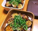 シンプル丼物♡茄子丼弁当作り方6写真