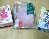 ハムチーズ納豆作り方1写真