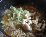 ②太いきゅうりでカジキ南蛮&えのきスープ作り方5写真