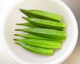 夏☆オクラの胡麻マヨサラダ作り方3写真