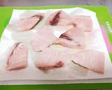 大葉で巻いちゃっためかじきのスタミナ焼き作り方1写真