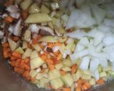 お一人様の自由軒風卵入りカレー作り方3写真