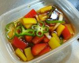 カジキと夏野菜の南蛮漬け♪作り方1写真