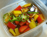 カジキと夏野菜の南蛮漬け♪作り方1写真