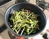 芋の茎の炒め煮作り方1写真