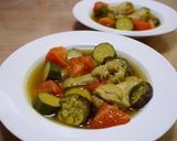 鶏手羽元と夏野菜ののスープ作り方5写真
