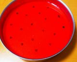 これぞ夏☆スイカのゼリーチーズケーキ作り方11写真