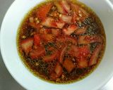 そうめんつゆ♥さっぱりトマトポン酢作り方4写真