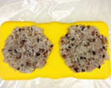 モス風☆海鮮かき揚げライスバーガー弁当☆作り方1写真