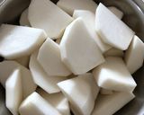 かぶとベーコンの優しい豆乳スープ！作り方1写真