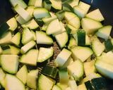 ズッキーニとペンネのトマトソース煮♪作り方1写真