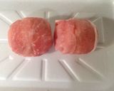 夏野菜半熟卵の肉巻きオイスターソース絡め作り方6写真
