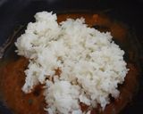 レトルトカレーで手抜き炒飯onチーズ作り方2写真