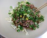 ネバネバ納豆チーズ春巻き作り方1写真
