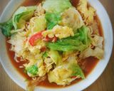 サッポロ一番みそラーメン～レタス旨辛冷麺作り方5写真