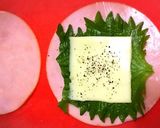 ハムで大葉とチーズのぺったん焼き作り方2写真