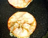 ハムで大葉とチーズのぺったん焼き作り方3写真