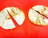 ハムで大葉とチーズのぺったん焼き作り方4写真